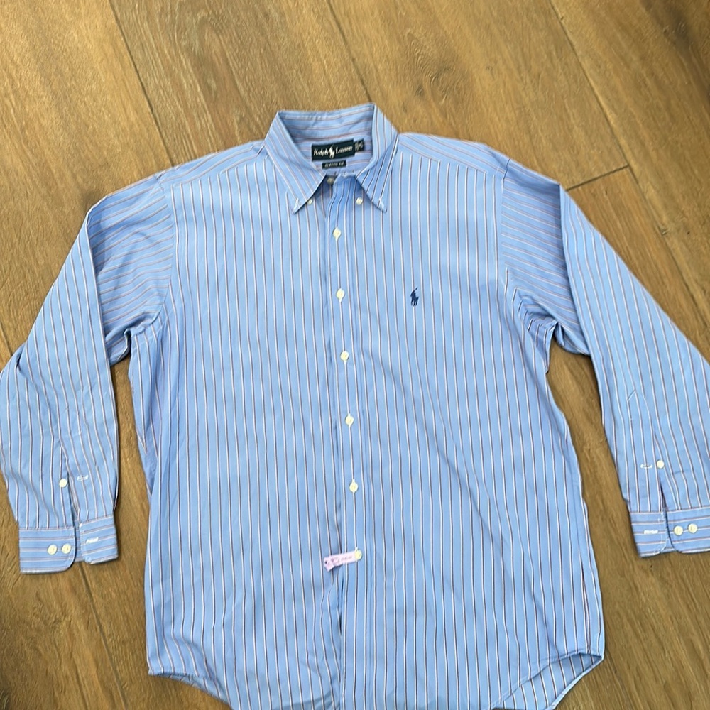 Ralph Lauren long sleeve men's dress shirt. Size 16 32/33.